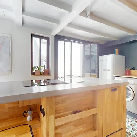 Charming Loft By Canal Saint Martin Apartment